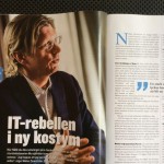 Porträtt av IT-miljardären Niklas Zennström